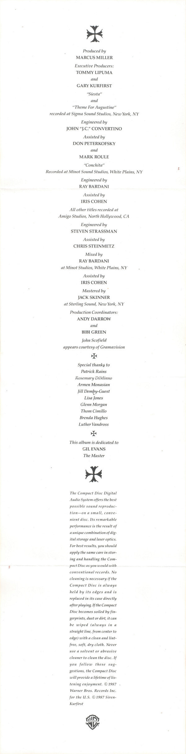 Miles Davis / Marcus Miller ~ Music From Siesta (Vinyl) - Djungel & Jazz