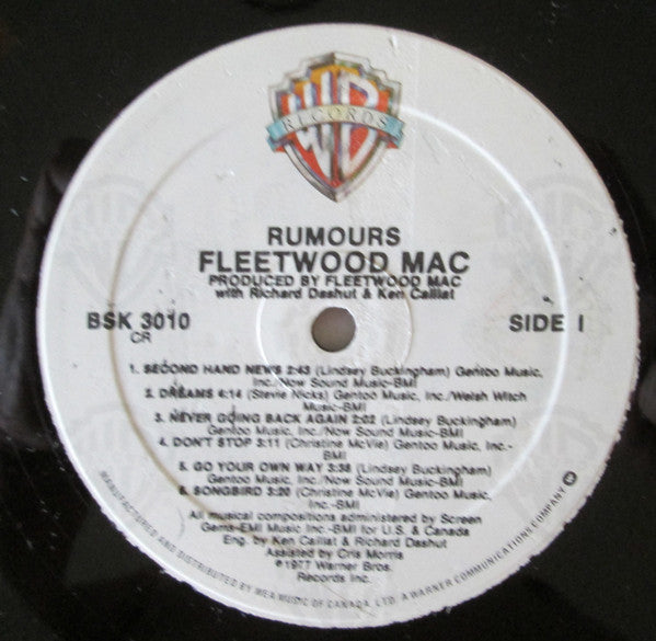 Fleetwood Mac ~ Rumours (Vinyl) - Djungel & Jazz