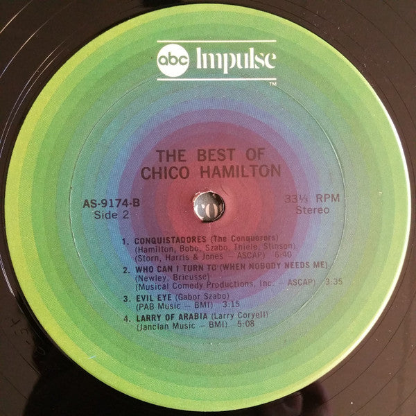 Chico Hamilton ~ The Best Of Chico Hamilton (Vinyl) - Djungel & Jazz