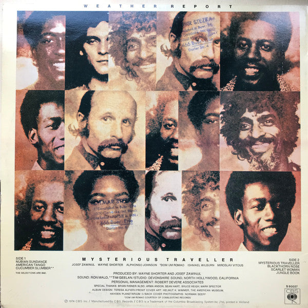 Weather Report ~ Mysterious Traveller (Vinyl) - Djungel & Jazz