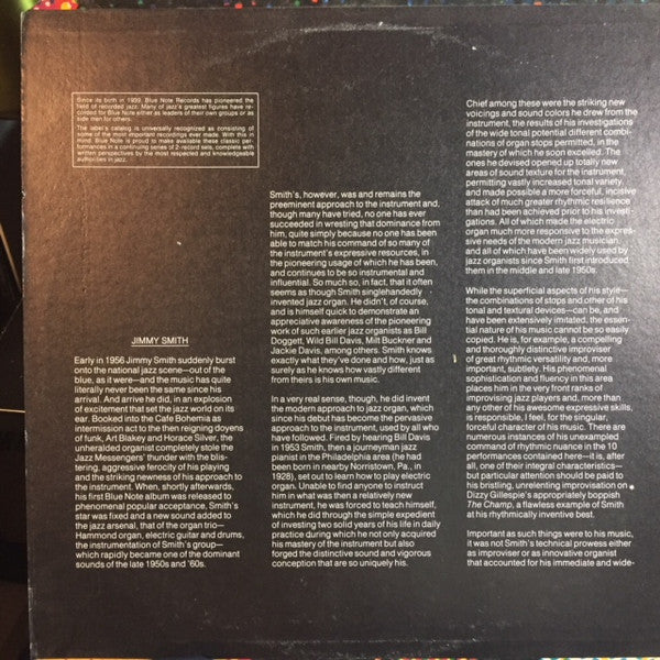 Jimmy Smith ~ Jimmy Smith (Vinyl) - Djungel & Jazz