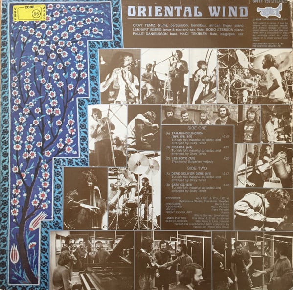 Oriental Wind, Okay Temiz ~ Oriental Wind (Vinyl) - Djungel & Jazz