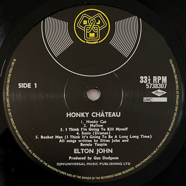 Elton John ~ Honky Château (Vinyl) - Djungel & Jazz