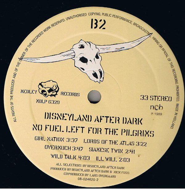 Disneyland After Dark* : No Fuel Left For The Pilgrims (LP, Album)