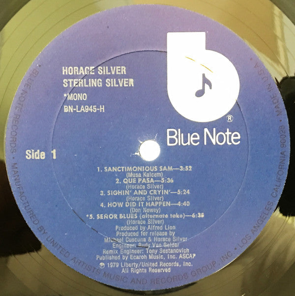 Horace Silver ~ Sterling Silver (Vinyl) - Djungel & Jazz