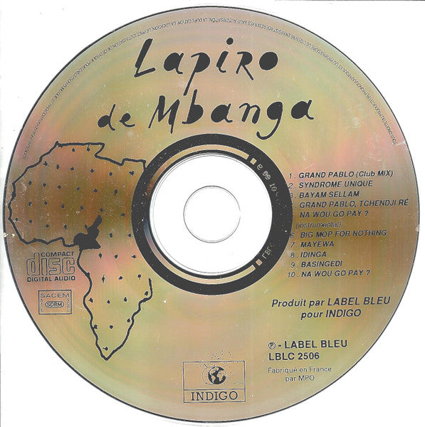 Lapiro De M'Banga ~ Ndinga Man Contre-attaque: Na Wou Go Pay? (Vinyl) - Djungel & Jazz