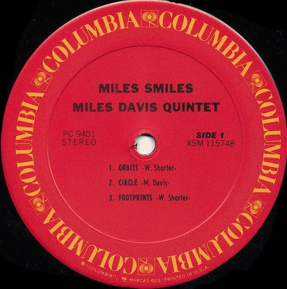 Miles Davis Quintet* : Miles Smiles (LP, Album, RE)
