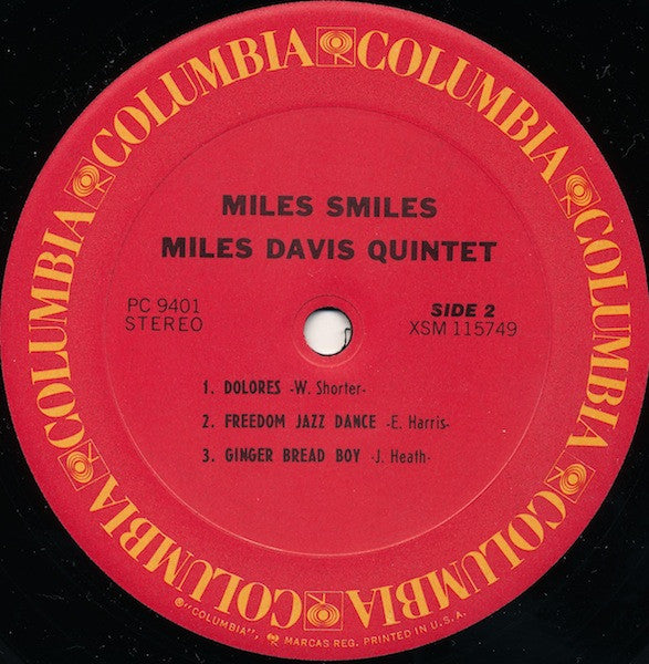 Miles Davis Quintet* : Miles Smiles (LP, Album, RE)