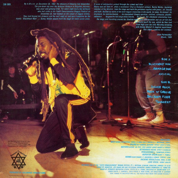 Bunny Wailer ~ Live! (Vinyl) - Djungel & Jazz