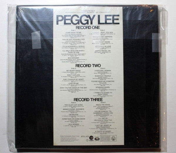 Peggy Lee : Peggy Lee (3xLP, Comp + Box)