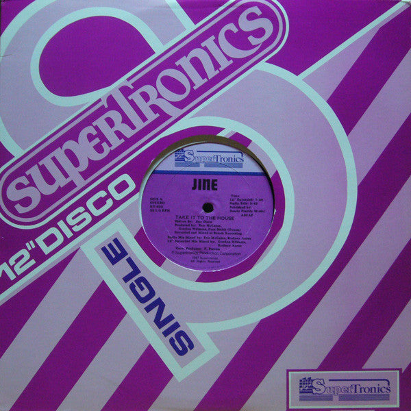 Jine : Take It To The House (12")