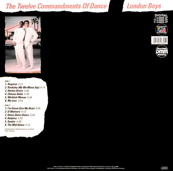 London Boys : The Twelve Commandments Of Dance (LP, Album)