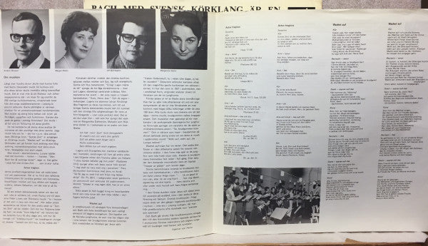 Bach / Adolf Fredriks Bachkör ~ Actus Tragicus Cantata 106 / Wachet Auf Cantata 140 (Vinyl) - Djungel & Jazz