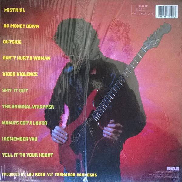 Lou Reed : Mistrial (LP, Album)