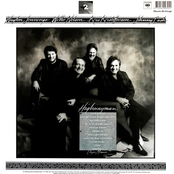 Waylon Jennings, Willie Nelson, Johnny Cash, Kris Kristofferson ~ Highwayman 2 (Vinyl) - Djungel & Jazz