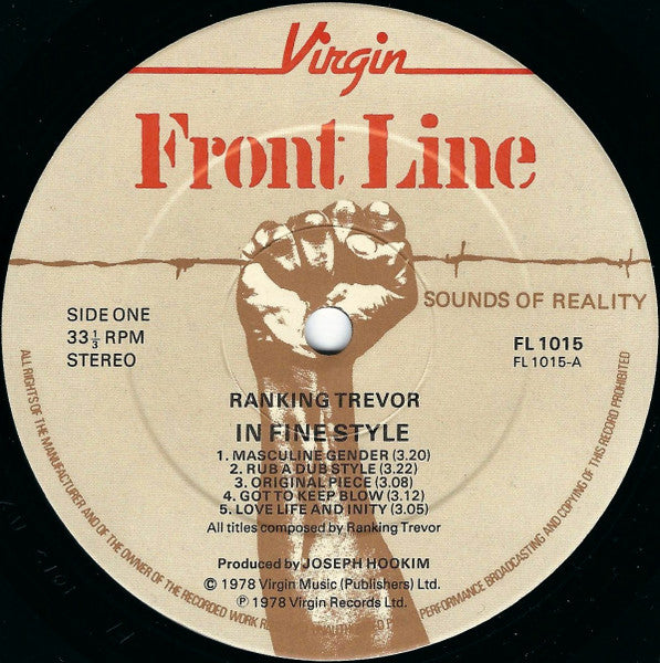 Ranking Trevor : In Fine Style (LP, Album)