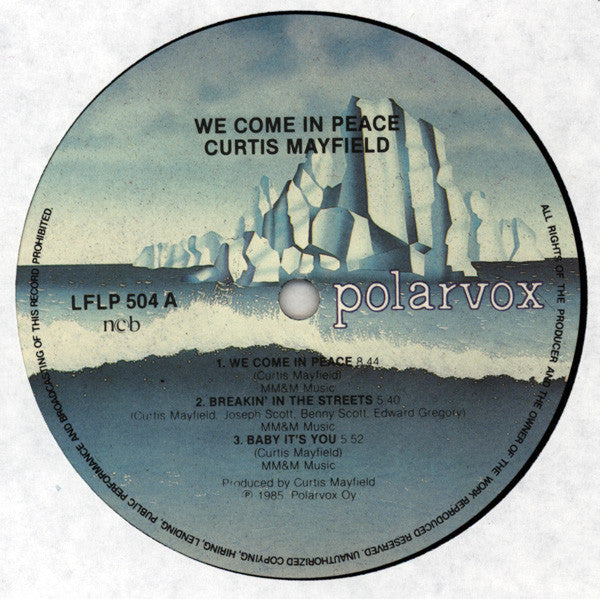 Curtis Mayfield ~ We Come In Peace (Vinyl) - Djungel & Jazz