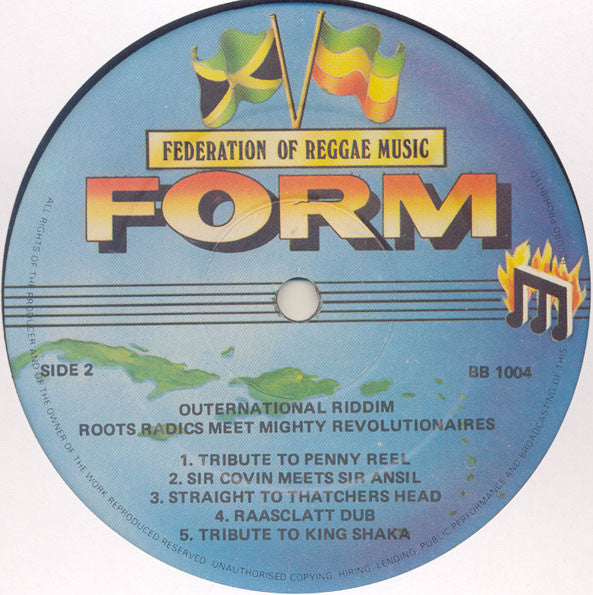 The Roots Radics Meet The Revolutionaries : Outernational Riddim (LP, Album)