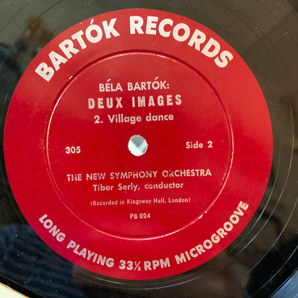 Béla Bartók, Tibor Serly, The New Symphony Orchestra Of London ~ Deux Images For Orchestra (Vinyl) - Djungel & Jazz