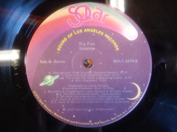 Shalamar ~ Big Fun (Vinyl) - Djungel & Jazz