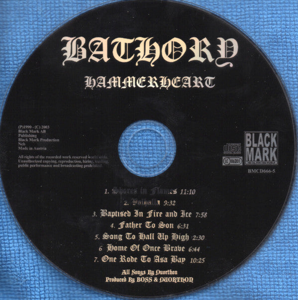 Bathory ~ Hammerheart (Vinyl) - Djungel & Jazz