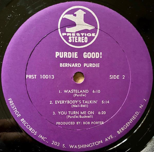 Bernard Purdie : Purdie Good! (LP, Album)