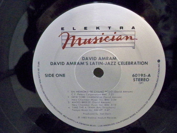 David Amram And Friends : Latin-Jazz Celebration (LP, Spe)