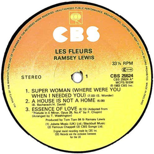 Ramsey Lewis ~ Les Fleurs (Vinyl) - Djungel & Jazz