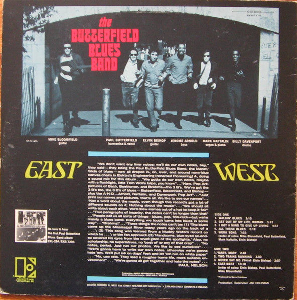 The Butterfield Blues Band ~ East-West (Vinyl) - Djungel & Jazz