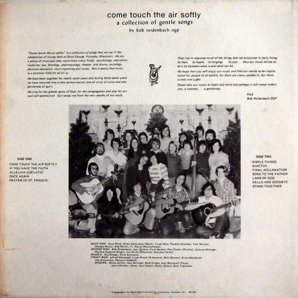 Bob Reidenbach ~ Come Touch The Air Softly (Vinyl) - Djungel & Jazz