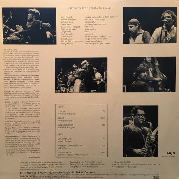 Jerry Gonzalez & The Fort Apache Band* : The River Is Deep (LP, Album)