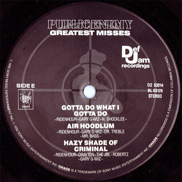 Public Enemy ~ Greatest Misses (Vinyl) - Djungel & Jazz