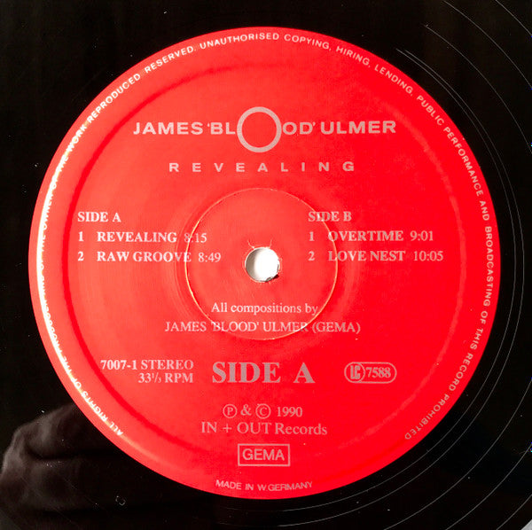 James Blood Ulmer ~ Revealing (Vinyl) - Djungel & Jazz