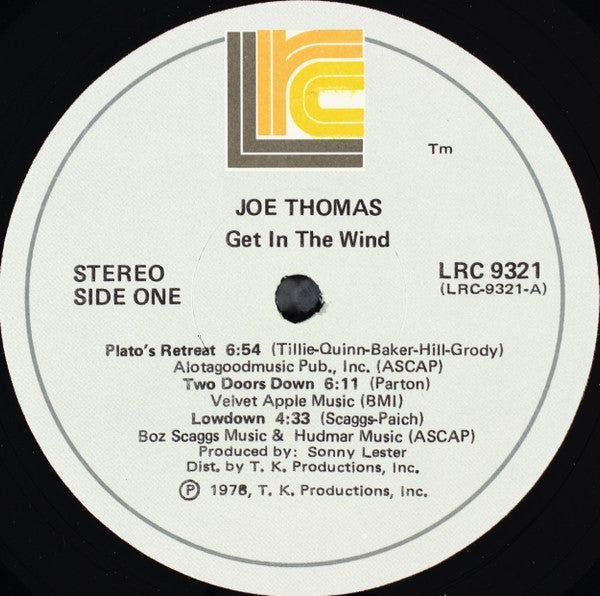 Joe Thomas ~ Get In The Wind (Vinyl) - Djungel & Jazz