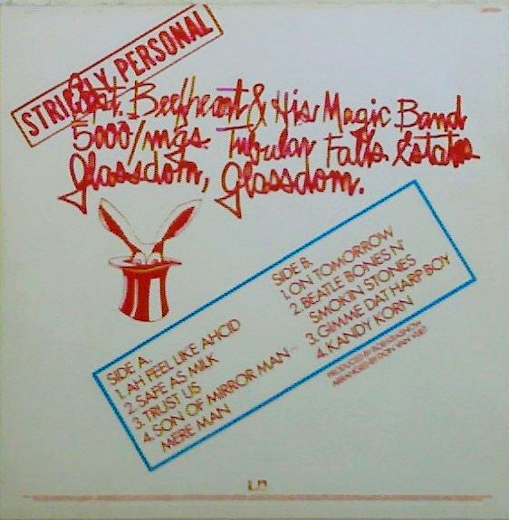 Captain Beefheart And The Magic Band ~ Strictly Personal (Vinyl) - Djungel & Jazz