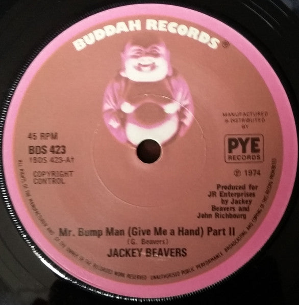 Jackey Beavers ~ Mr. Bump Man (Give Me A Hand) Part II (Vinyl) - Djungel & Jazz