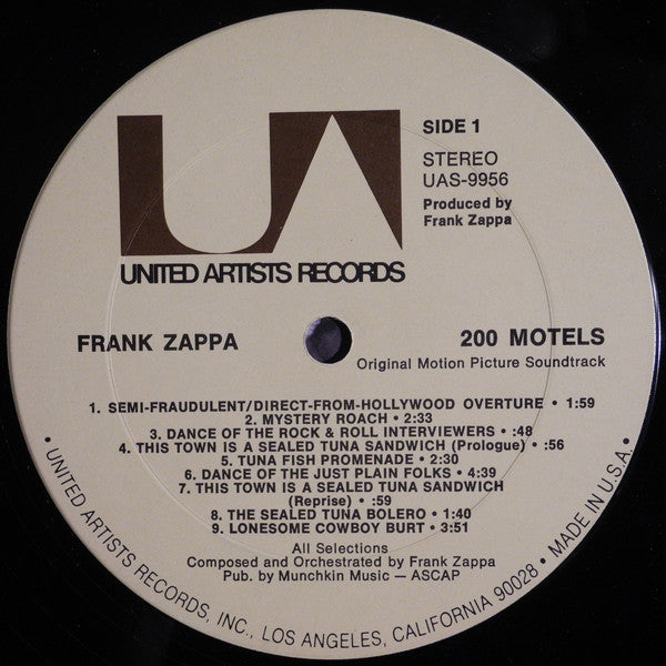 Frank Zappa ~ 200 Motels (Vinyl) - Djungel & Jazz