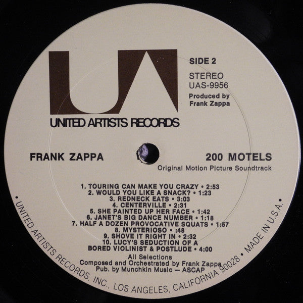 Frank Zappa ~ 200 Motels (Vinyl) - Djungel & Jazz