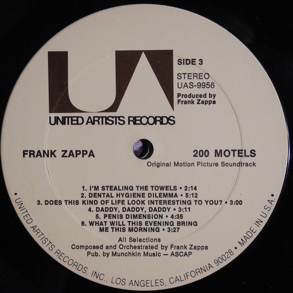 Frank Zappa ~ 200 Motels (Vinyl) - Djungel & Jazz
