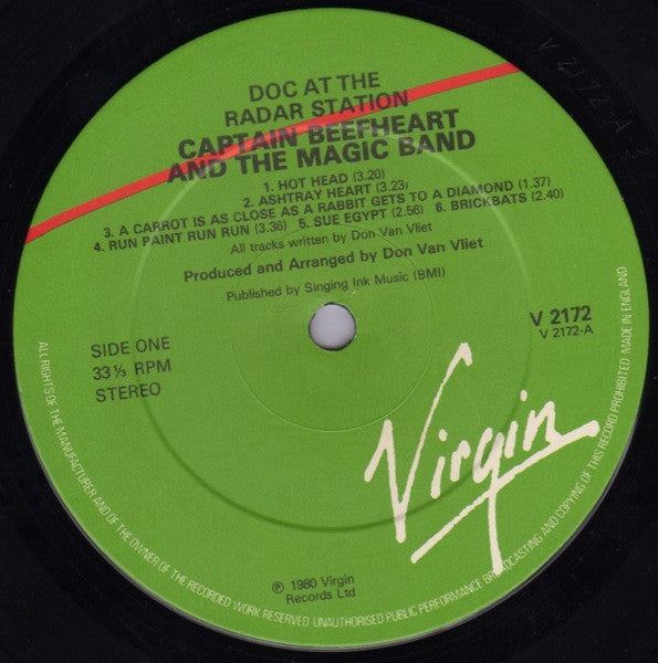 Captain Beefheart And The Magic Band ~ Doc At The Radar Station (Vinyl) - Djungel & Jazz