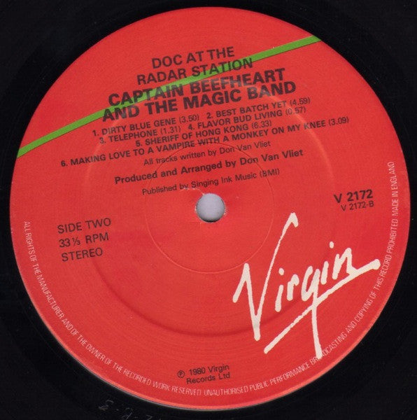 Captain Beefheart And The Magic Band ~ Doc At The Radar Station (Vinyl) - Djungel & Jazz
