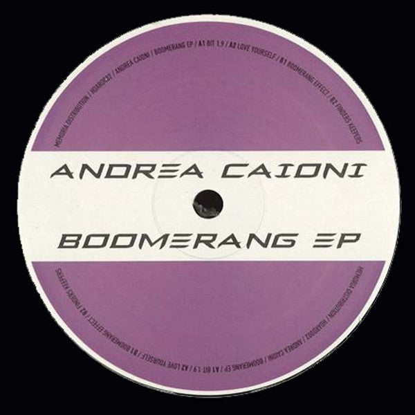 Andrea Caioni ~ Boomerang EP (Vinyl) - Djungel & Jazz
