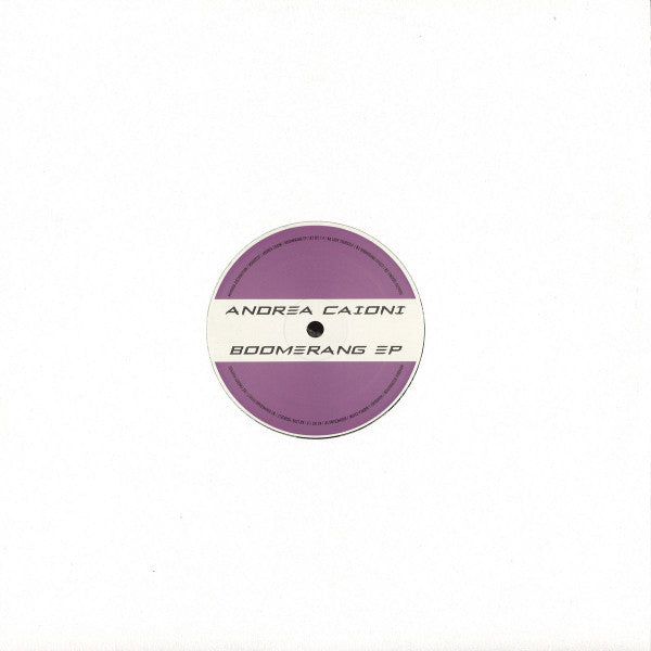 Andrea Caioni ~ Boomerang EP (Vinyl) - Djungel & Jazz