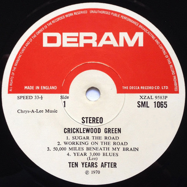 Ten Years After ~ Cricklewood Green (Vinyl) - Djungel & Jazz