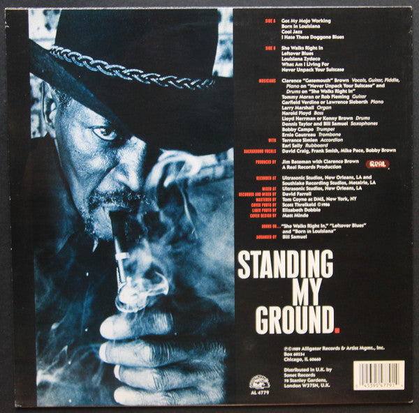 Clarence "Gatemouth" Brown : Standing My Ground (LP, Album)