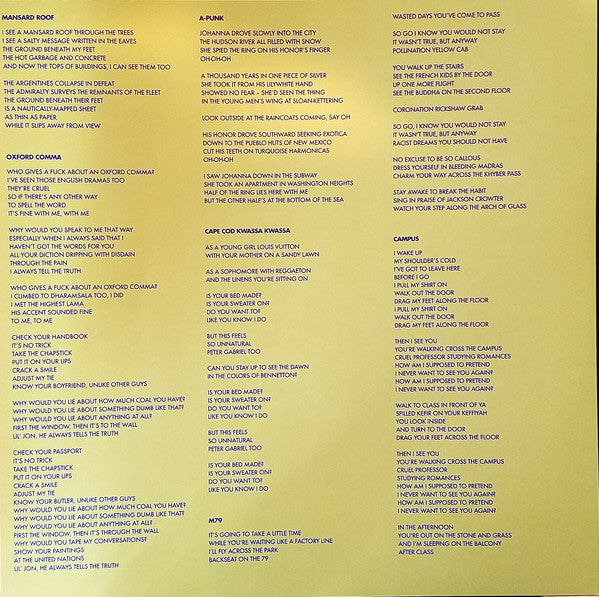 Vampire Weekend ~ Vampire Weekend (Vinyl) - Djungel & Jazz