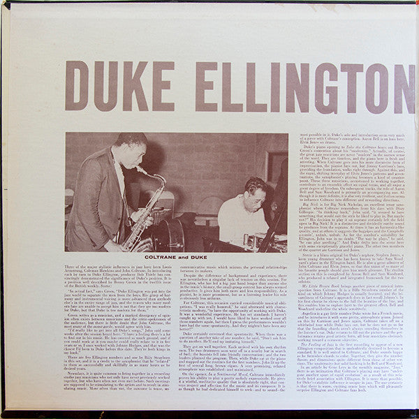 Duke Ellington & John Coltrane ~ Duke Ellington & John Coltrane (Vinyl) - Djungel & Jazz