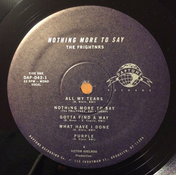 The Frightnrs ~ Nothing More To Say (Vinyl) - Djungel & Jazz