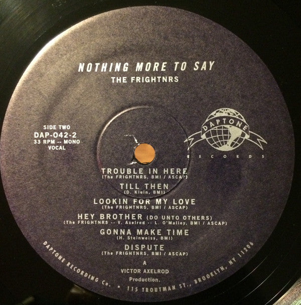 The Frightnrs ~ Nothing More To Say (Vinyl) - Djungel & Jazz