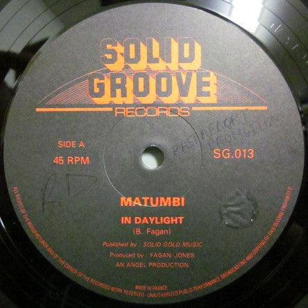 Matumbi : In Daylight / Model Version (12")